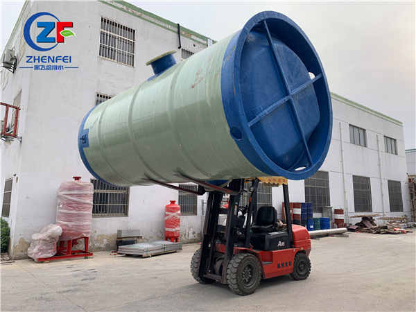 南京150立方一体化污水提升泵站项目案例